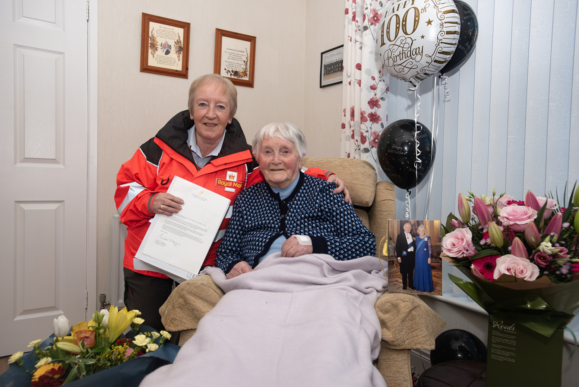 Special delivery for Loughmacrory centenarian Brigid