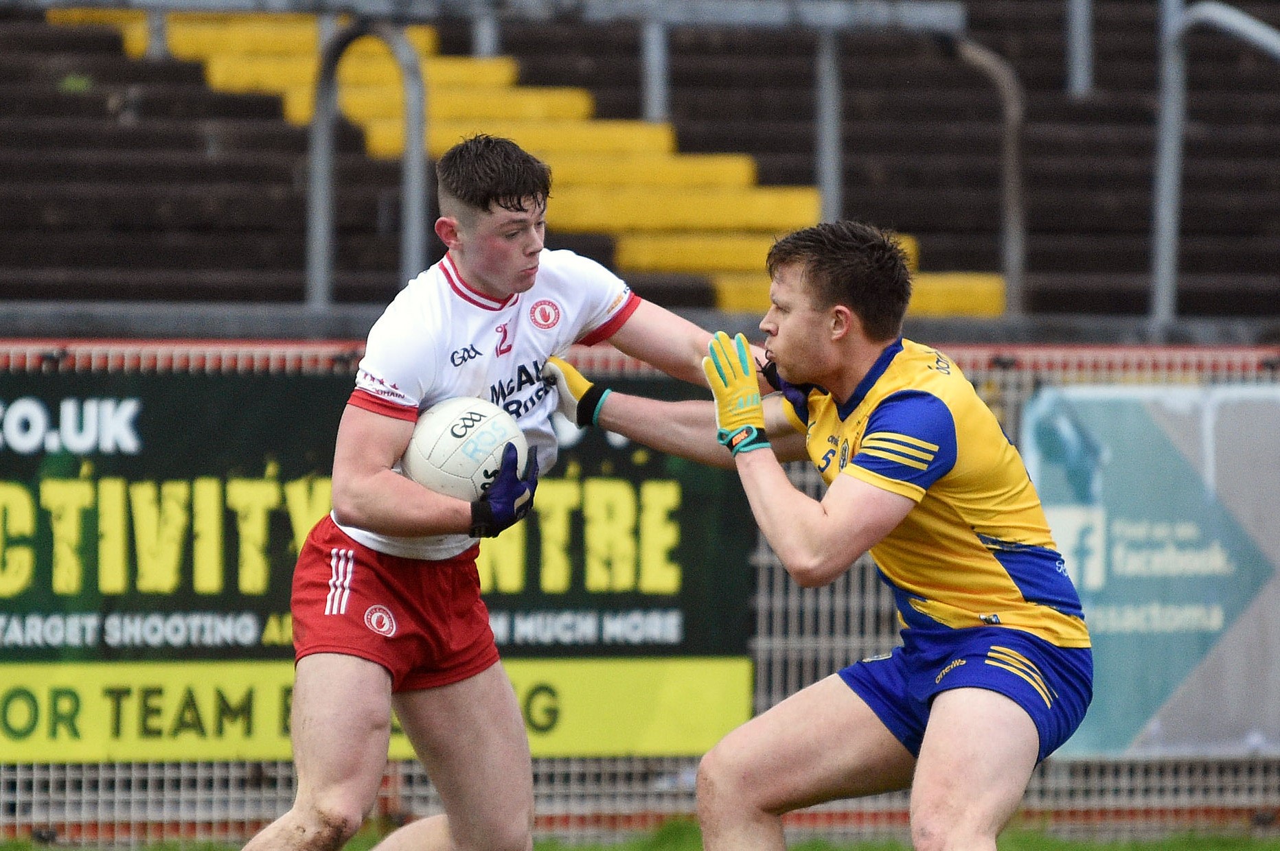 Fourteen man Tyrone see off the Rossies in league opener