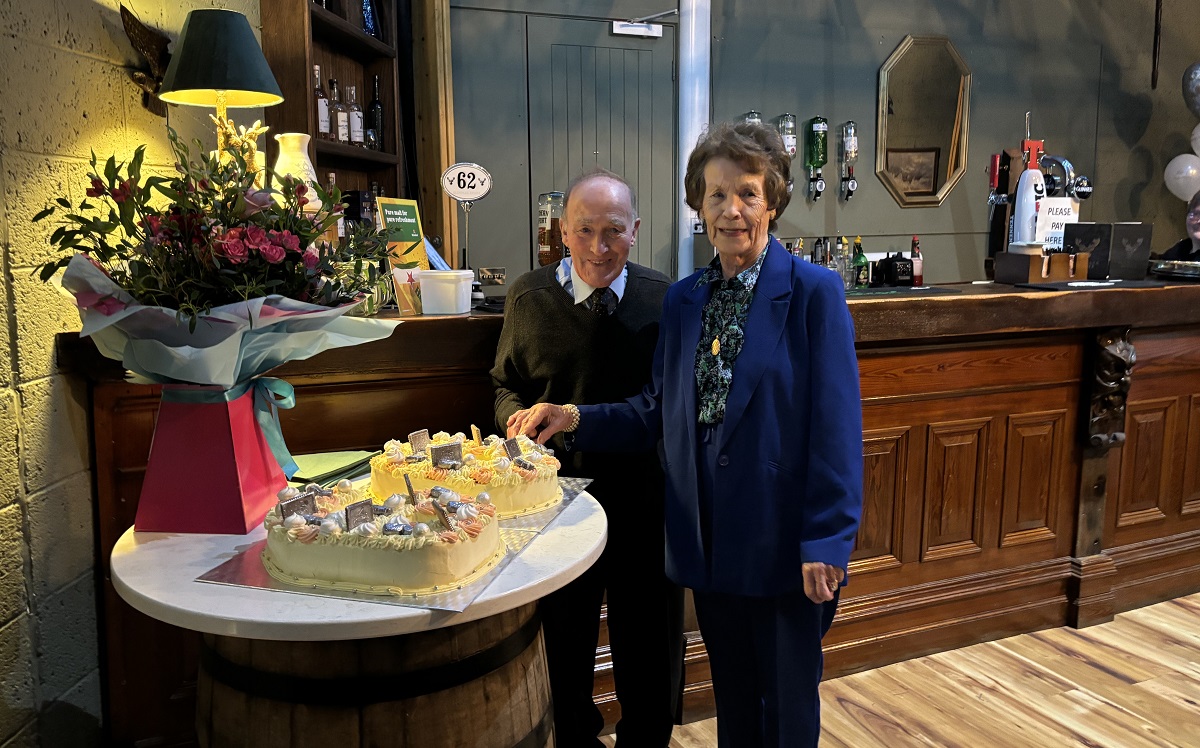 Love still in the air 60 years on for Maureen and Joe…