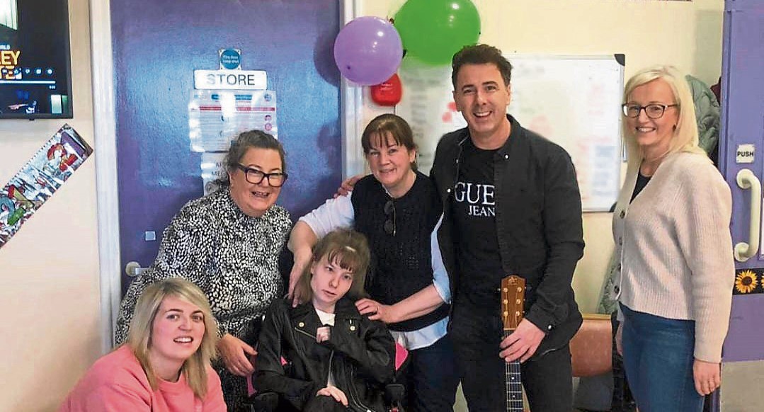 Megan celebrates 21st birthday with visit from country star