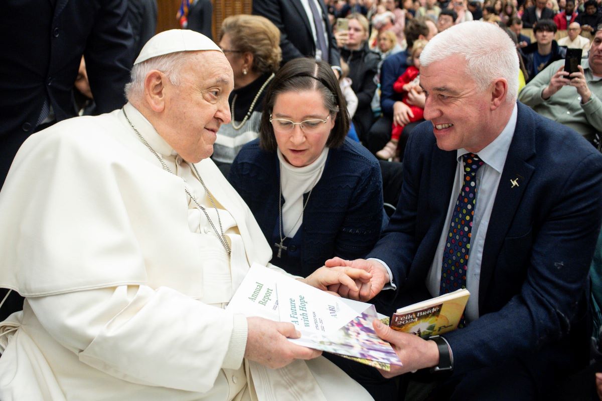 Strabane man has audience with Pontiff on St Brigid’s Day