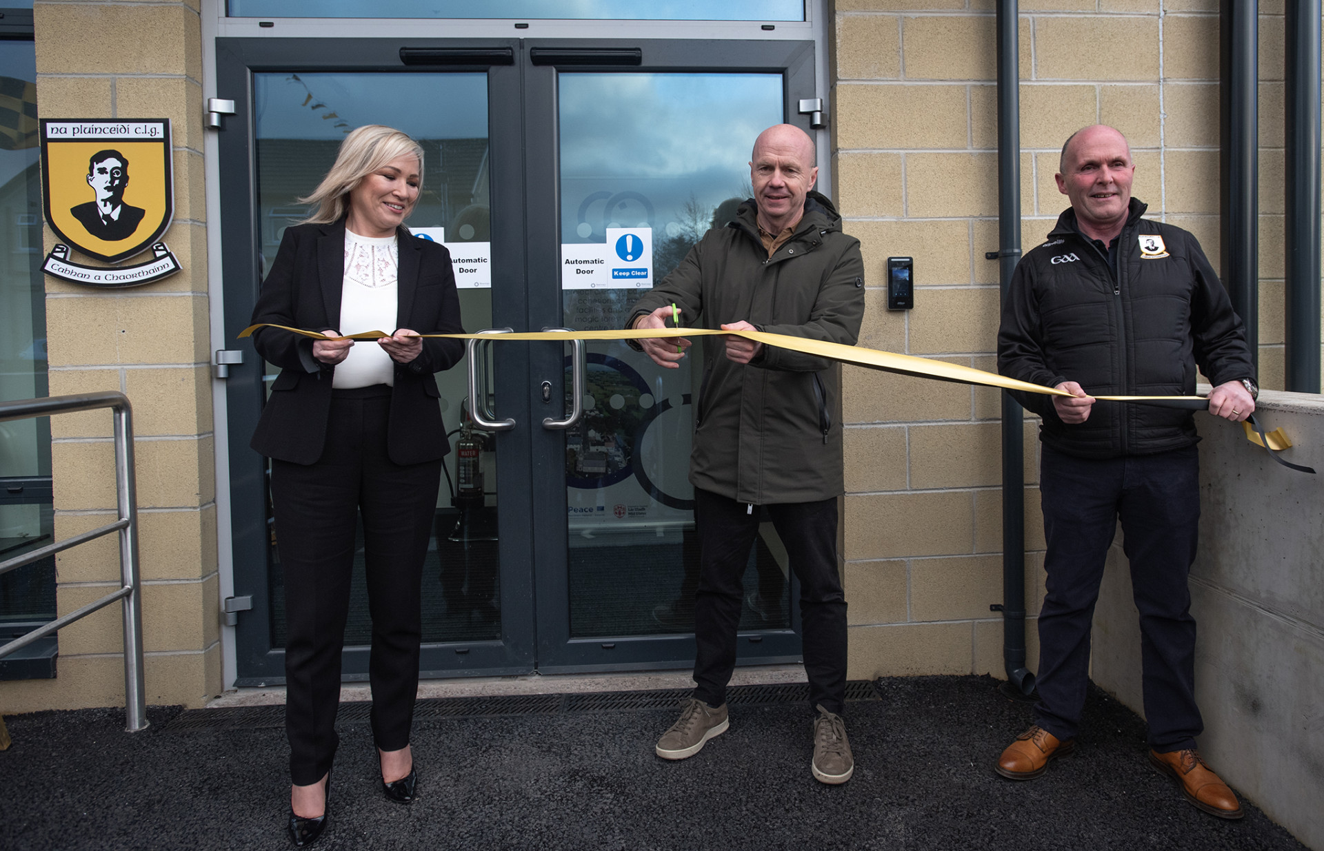 First Minister officially opens new Pomeroy GAA facility