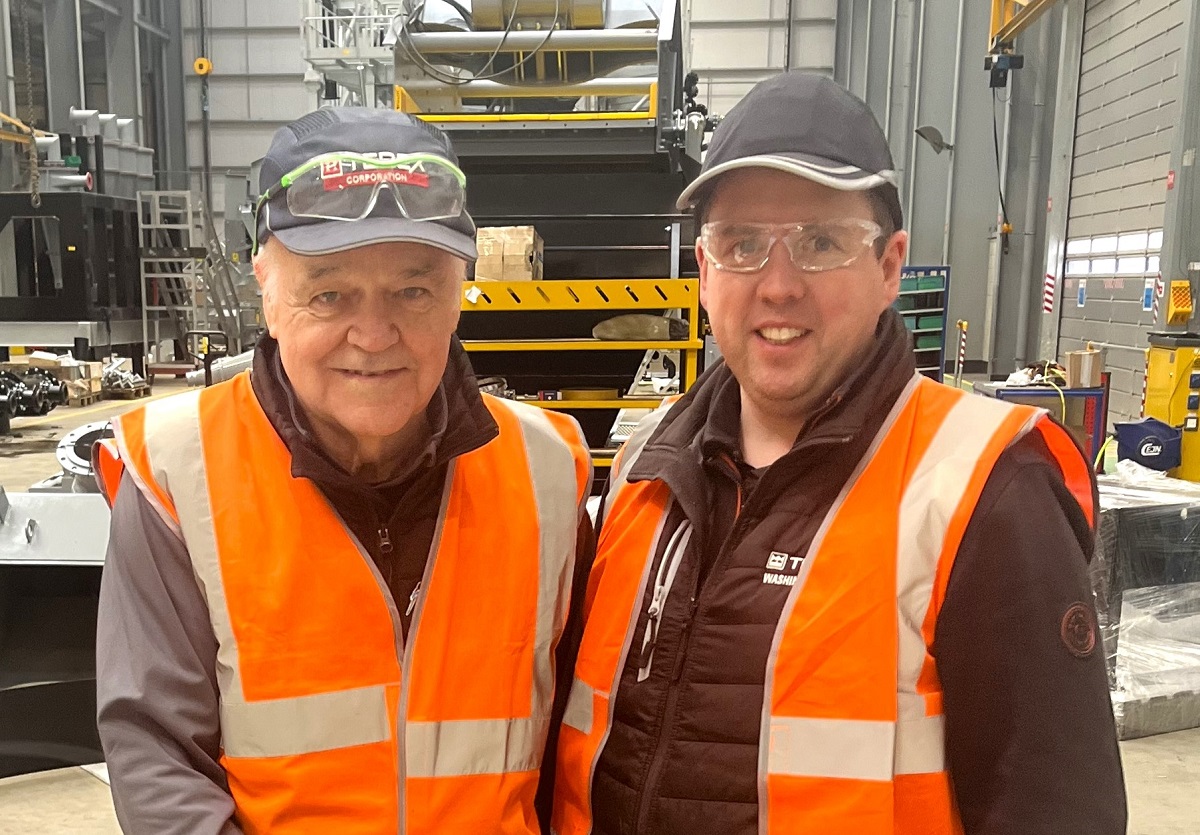 Tyrone man celebrates 55 years of service with Terex