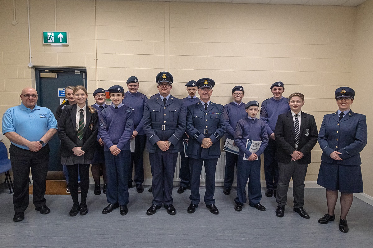 Awards aplenty as Omagh air cadets celebrate success