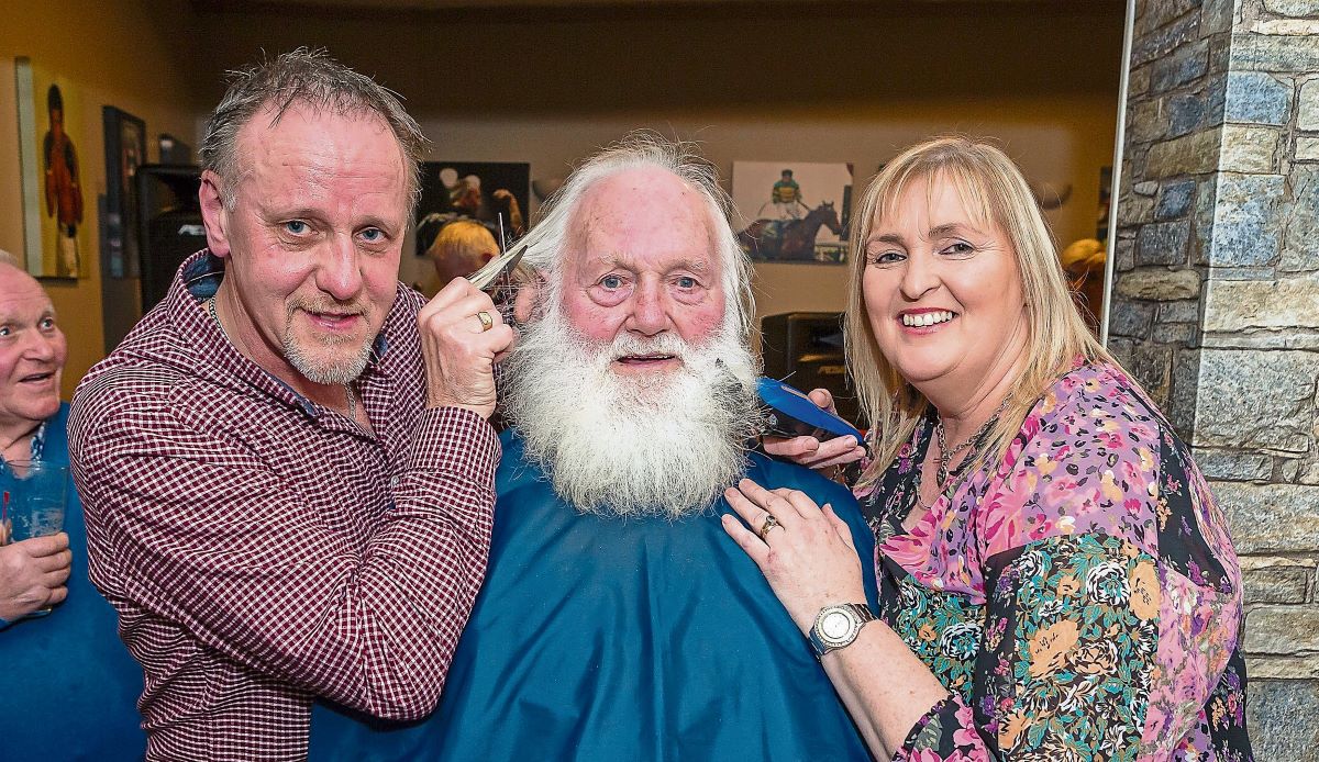Generous George raises thousands through beard shave