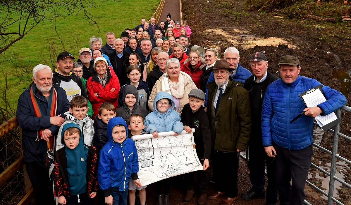 Historic Clogher walkway reopens after 50 years