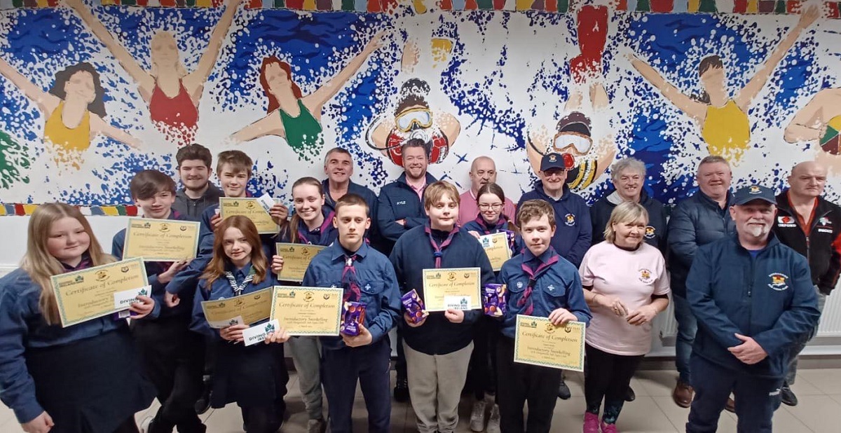 Dungannon Sub Aqua Club hosts 1st Tyrone Scouts