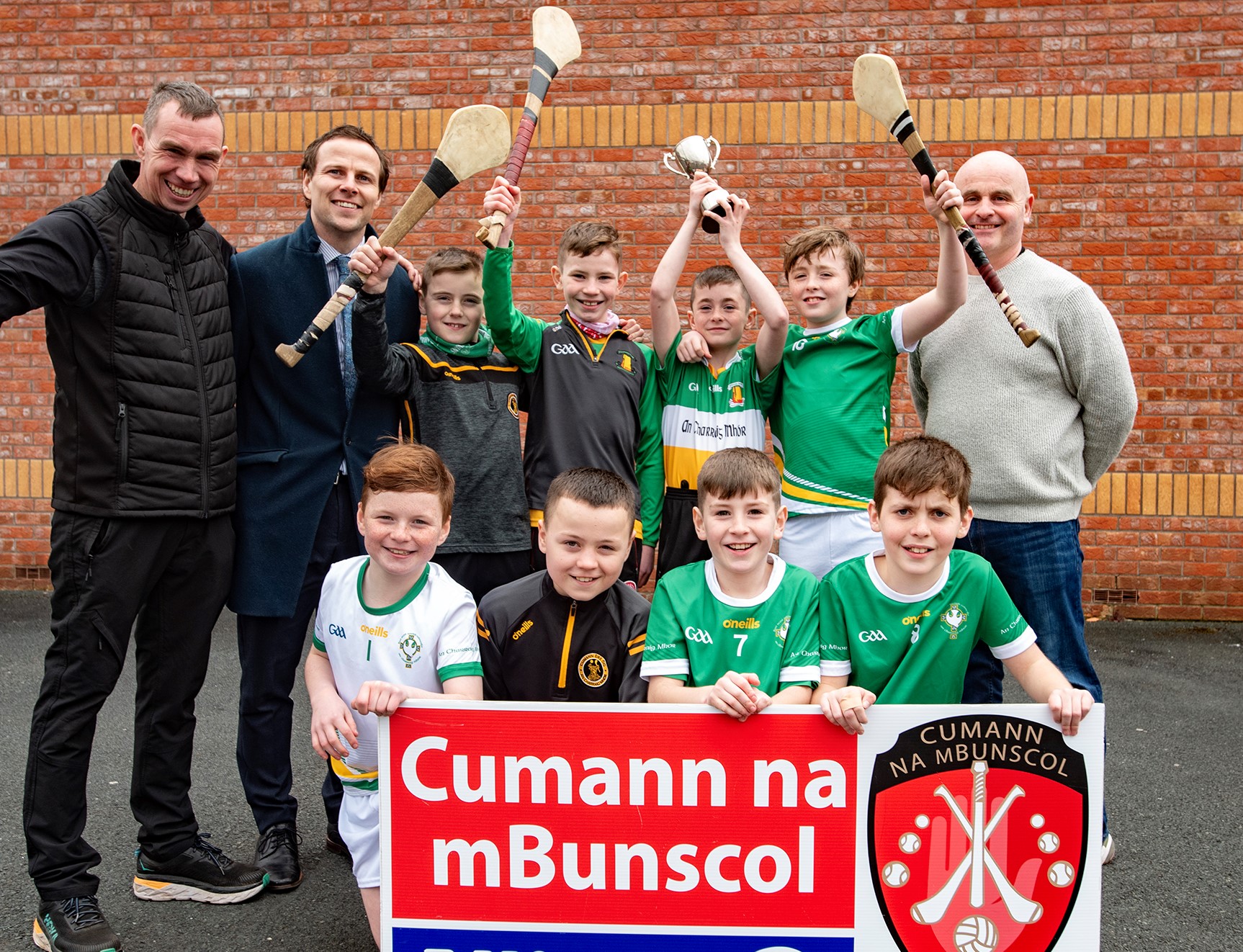 St Colmcilles PS hurlers complete the C na mBunscol double