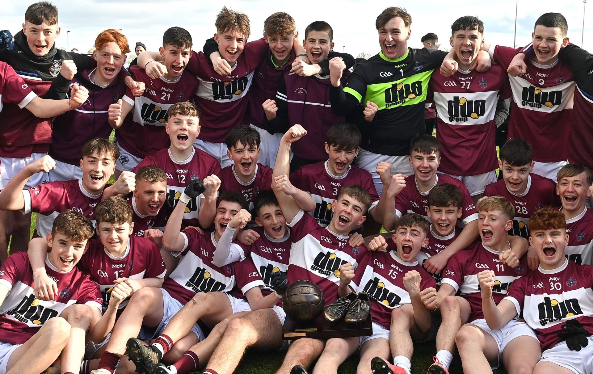 ‘High-Fives’ for Omagh CBS in Oisin McGrath Cup Final