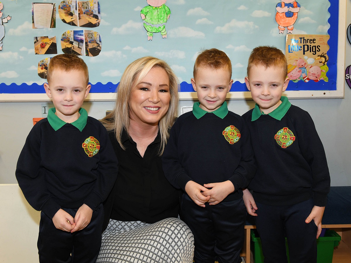 First Minister visits former primary school in Coalisland