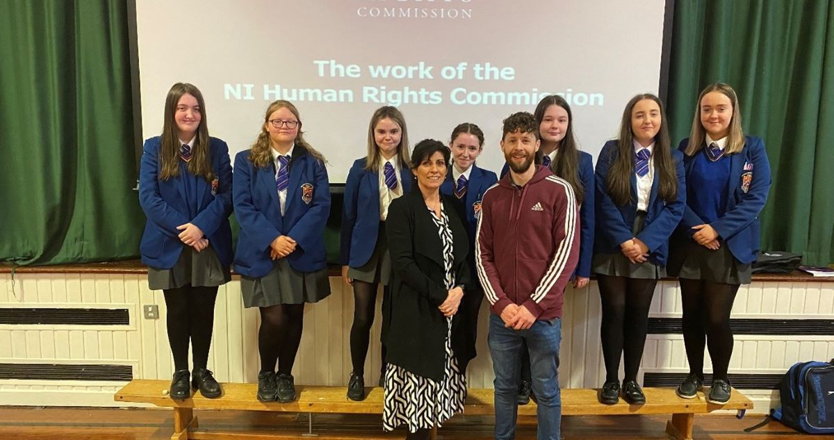 Human Rights Commission visits Sacred Heart College in Omagh | We Are ...