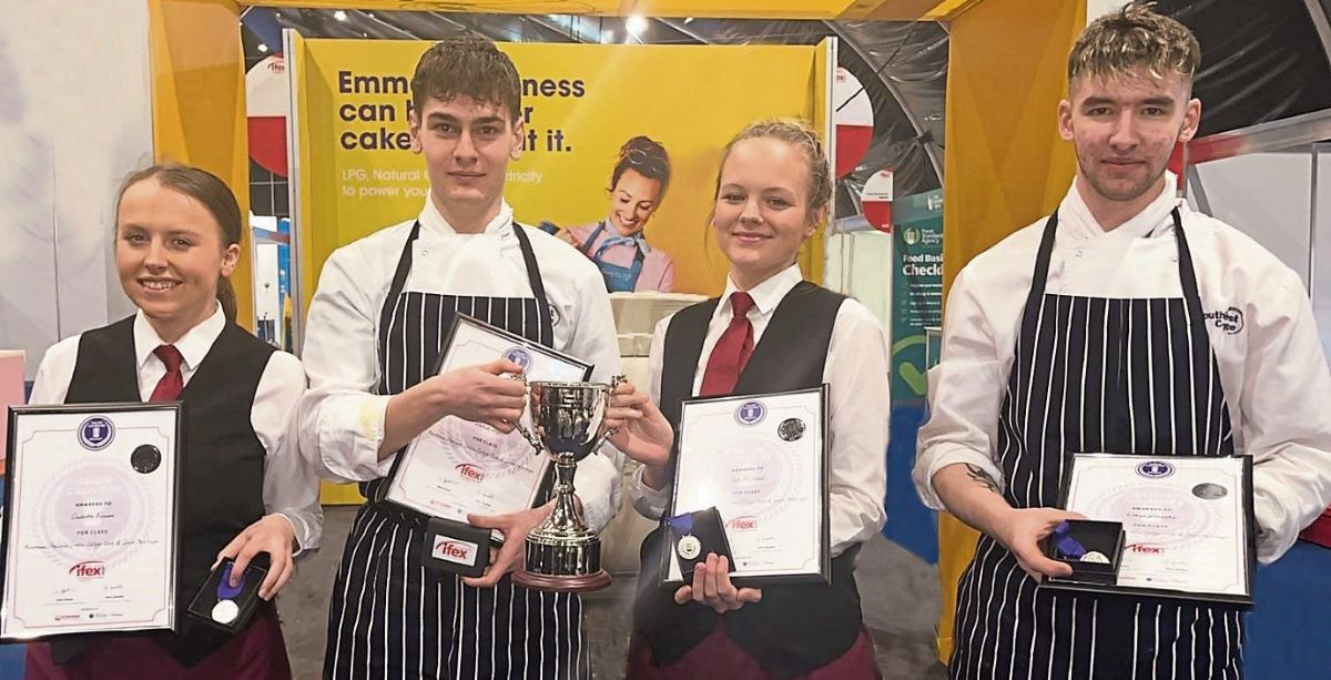 Catering students taste success at prestigious hospitality event