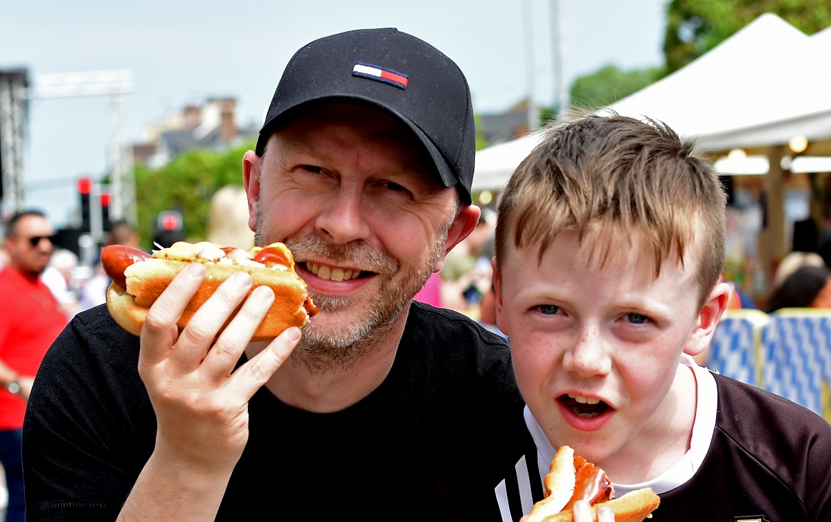 Food, glorious food at the Cookstown Continental Market