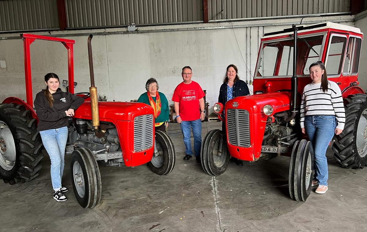 Tractors and truck run for charity in Plumbridge