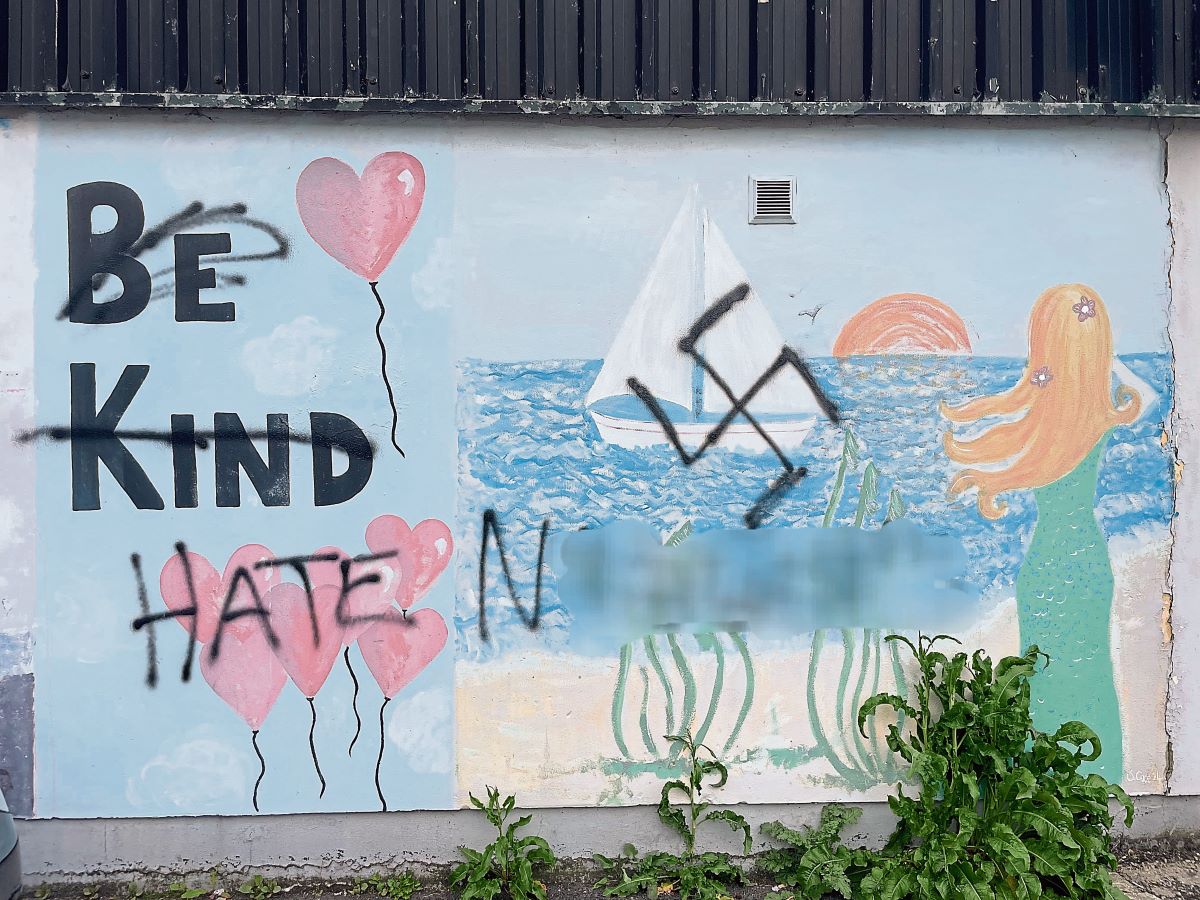 Cookstown community hub founder condemns ‘despicable’ racist graffiti