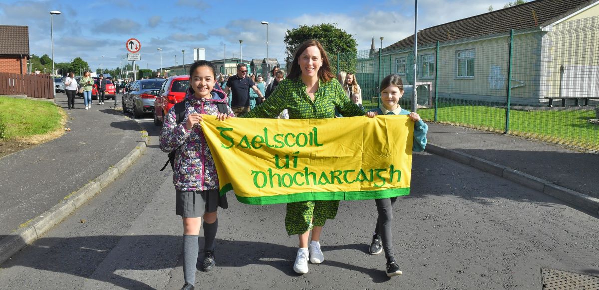 Gaelscoil bids a fond farewell to old building