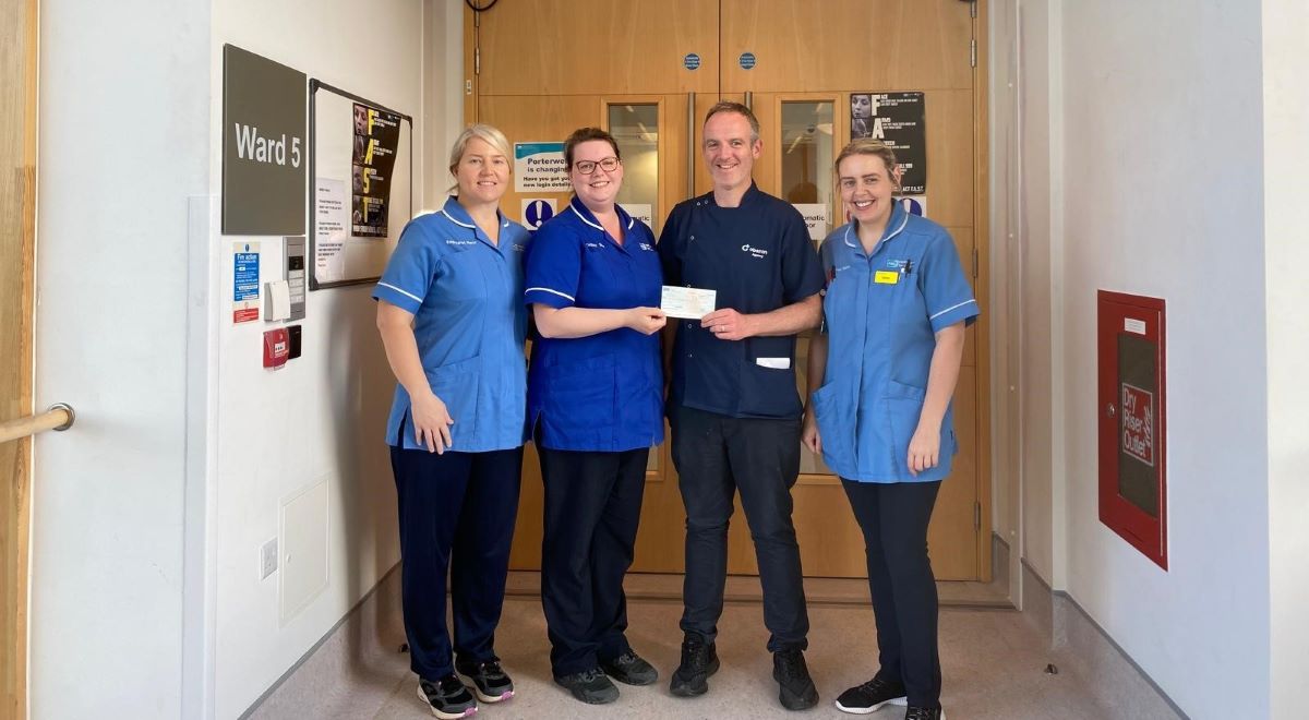 Omagh nurse raises over £3,000 for stroke unit