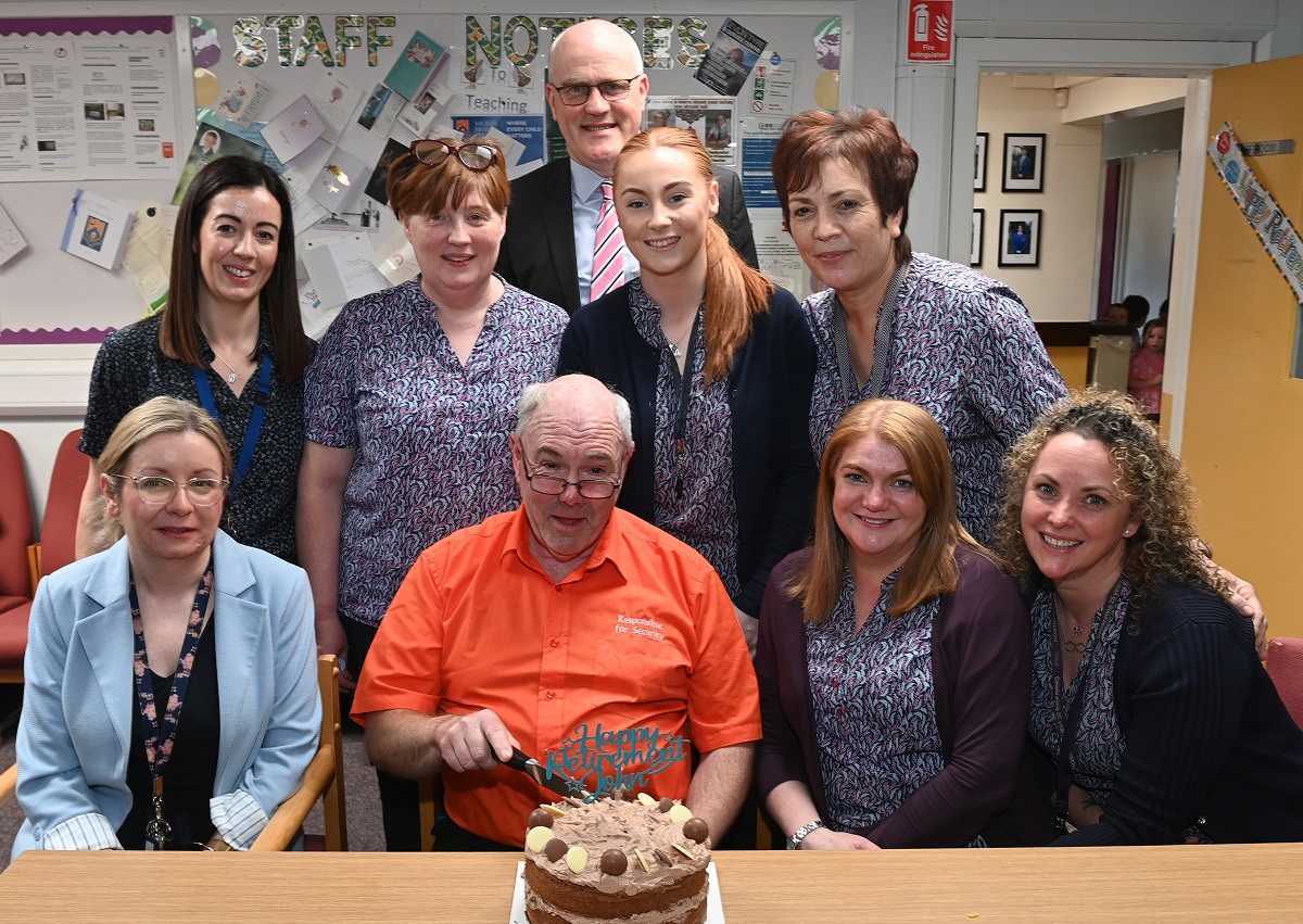 Sacred Heart College’s handyman retires after 25 years