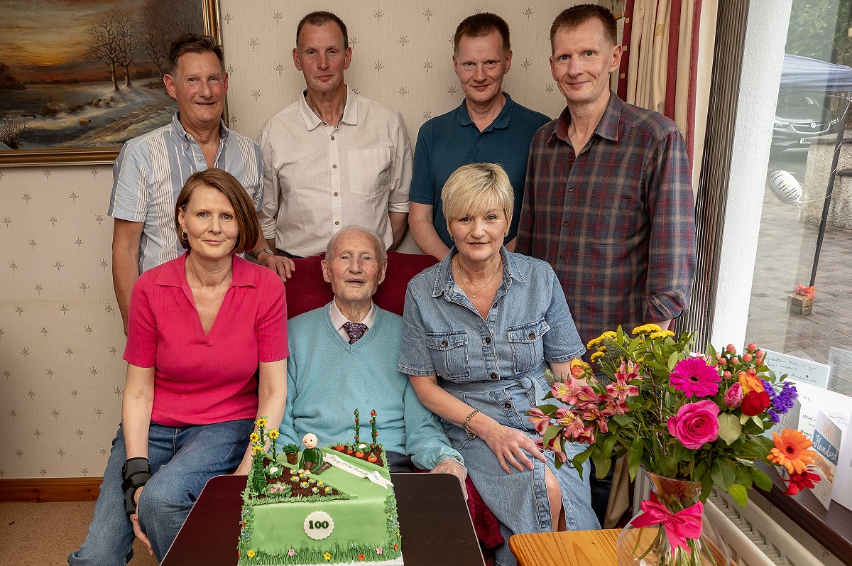 Green-fingered Arty celebrates 100 years