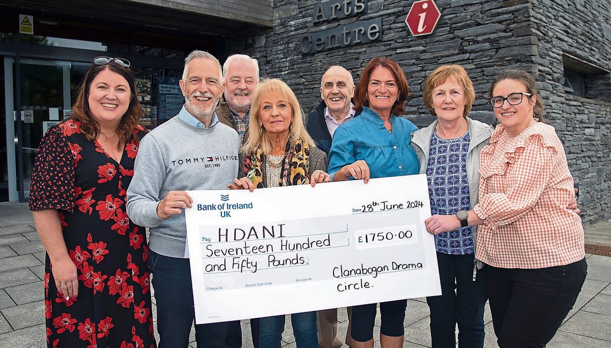 Drama group raises £3,500 for two charities