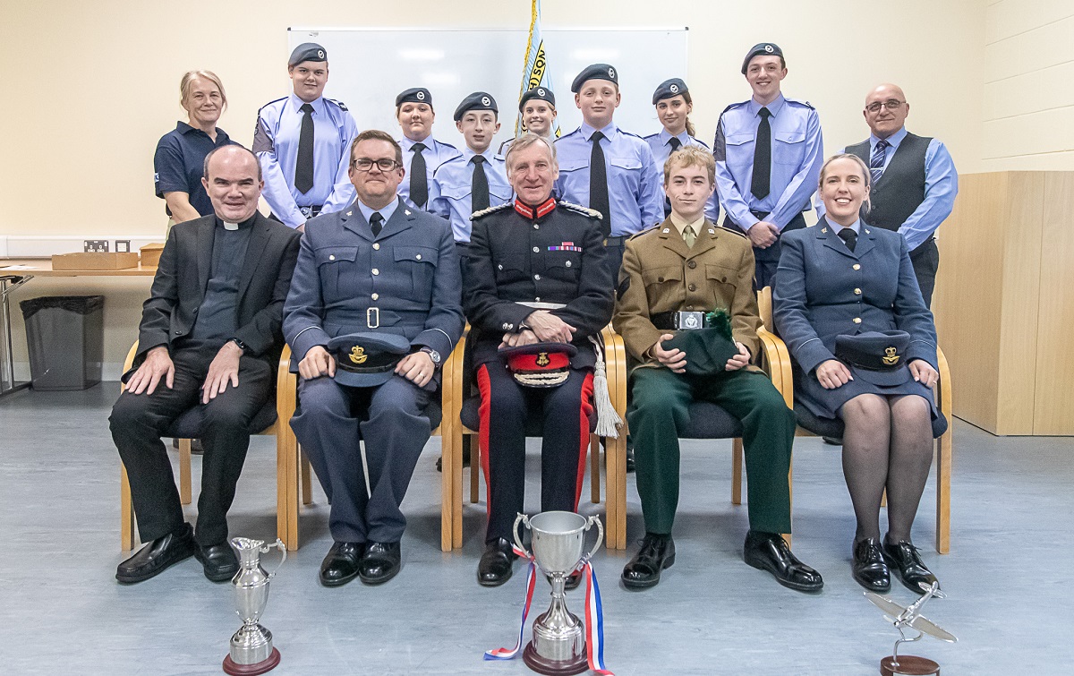 Lord Lieutenant promotes ‘flying’ Oliver at end-of-year ceremony