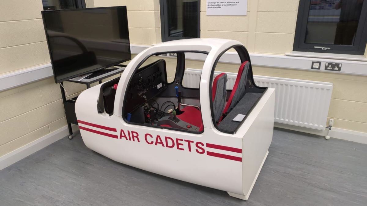 Air Cadets soar into virtual skies thanks to new flight simulator