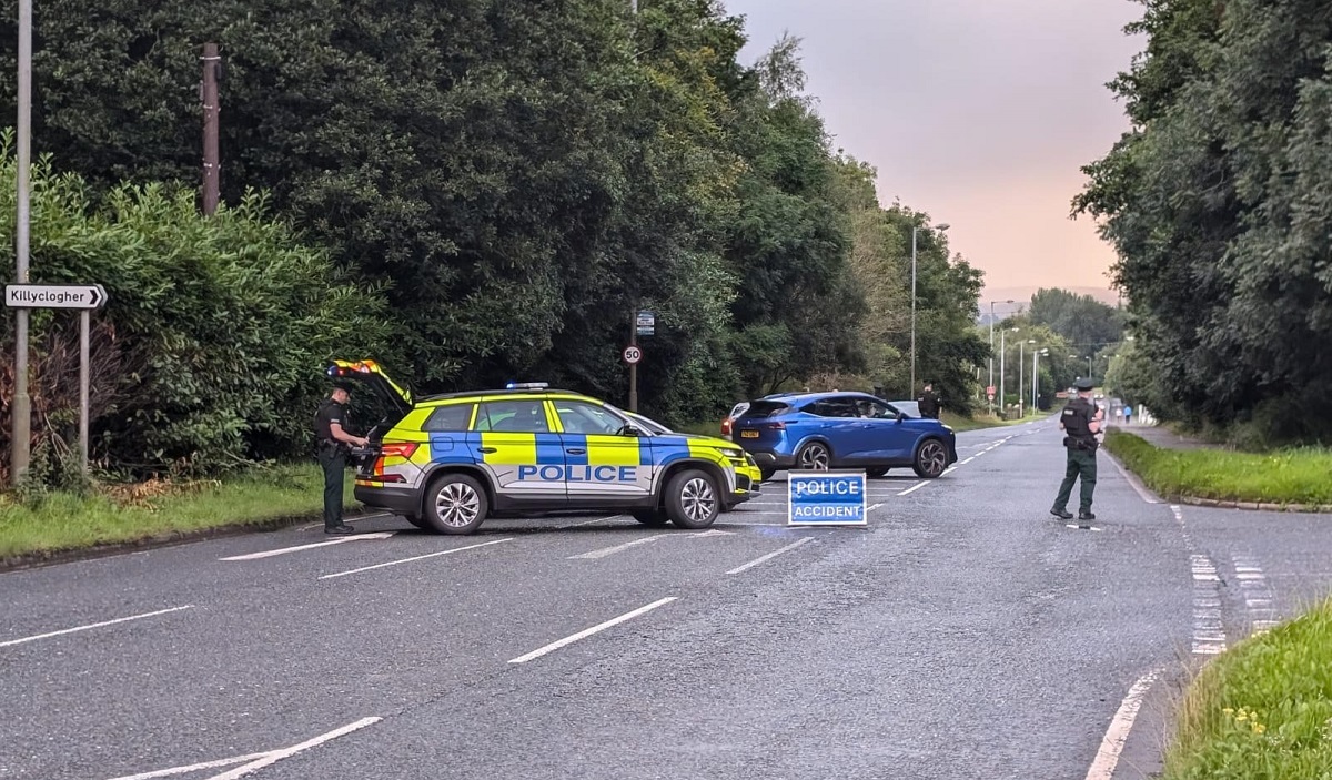 Police appeal following RTC involving pedestrian in Omagh