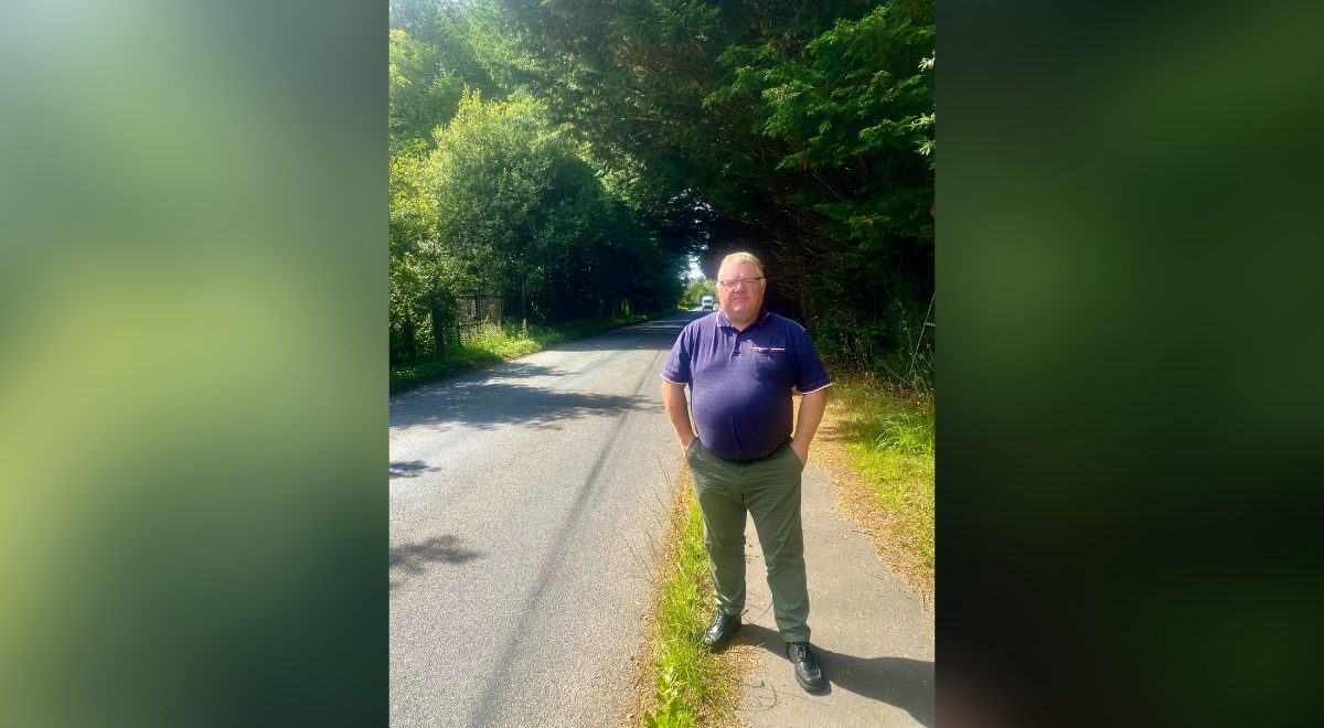 DfI promise to sort ‘slippery’ path on Carrickmore road