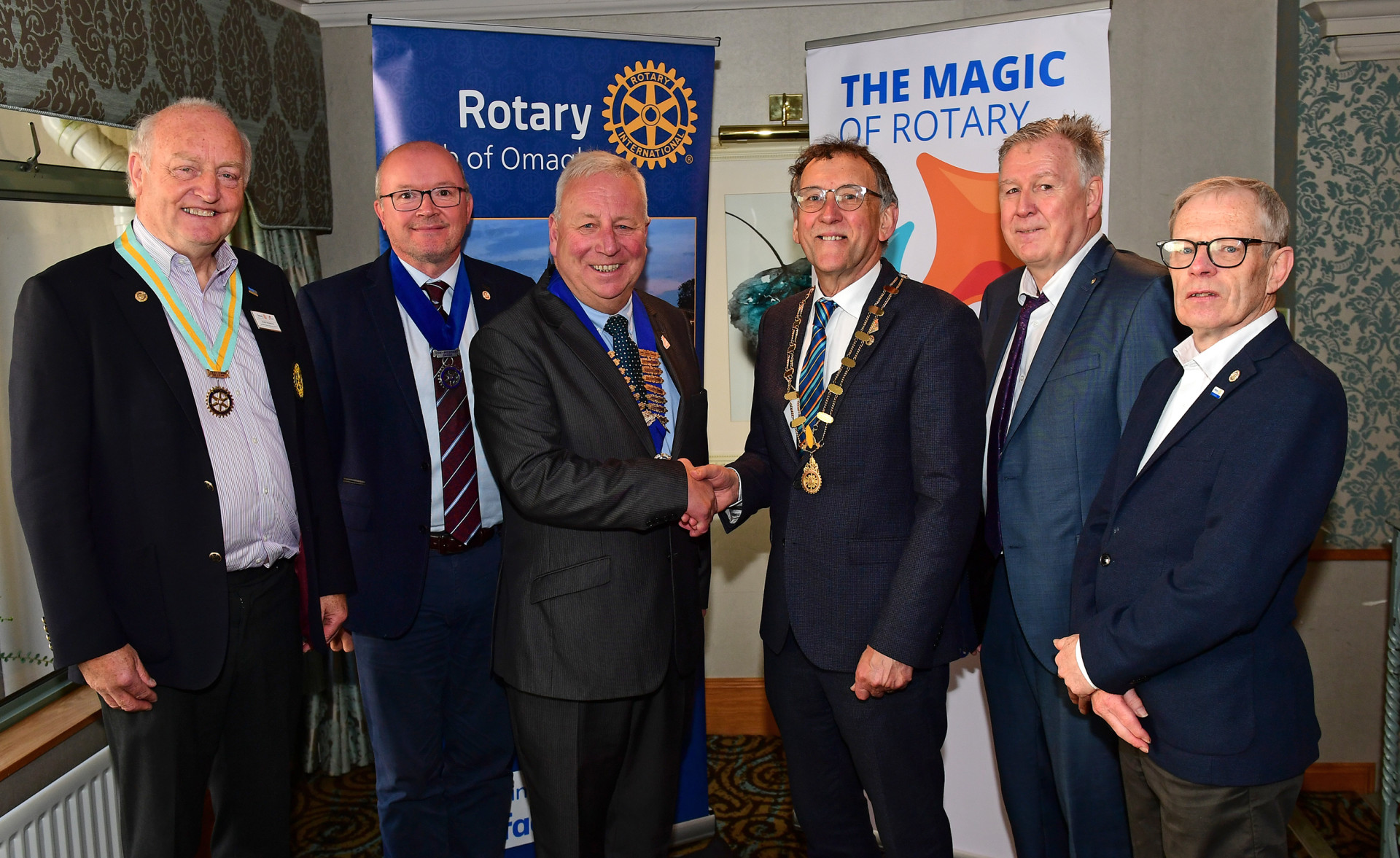 Omagh Rotary Club’s charity work praised by District Governor