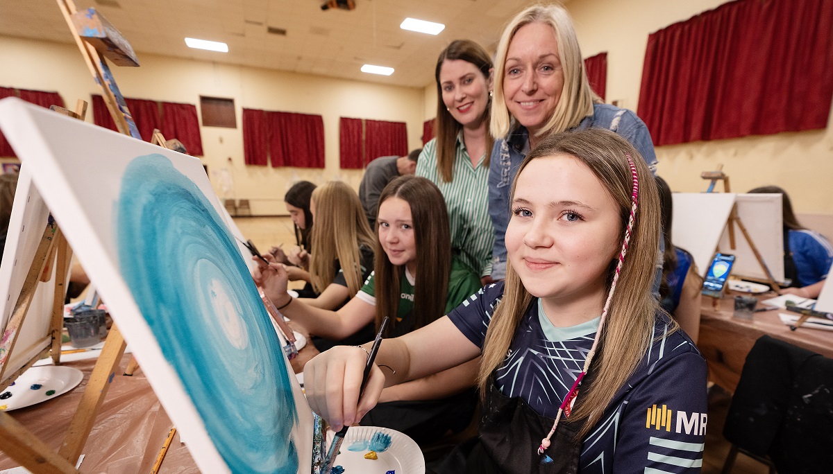 Coalisland arts project helping youths paint a brighter future