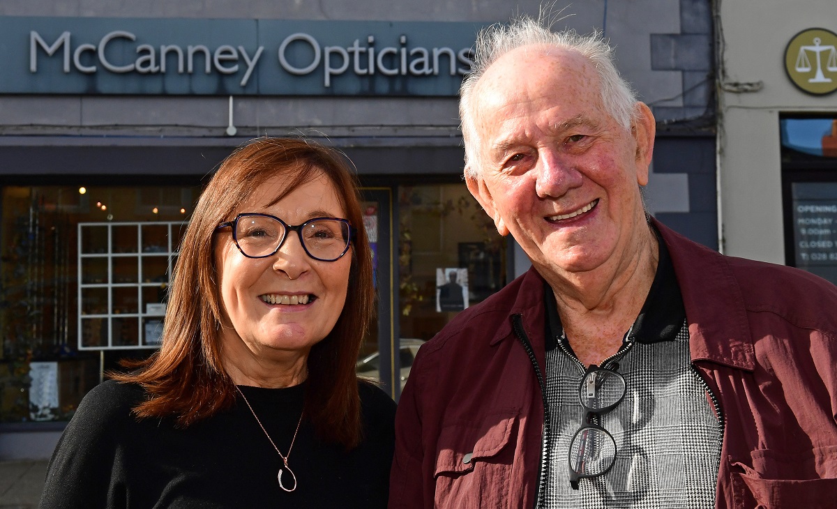 Routine check-up saves sight of 76-year-old Omagh man