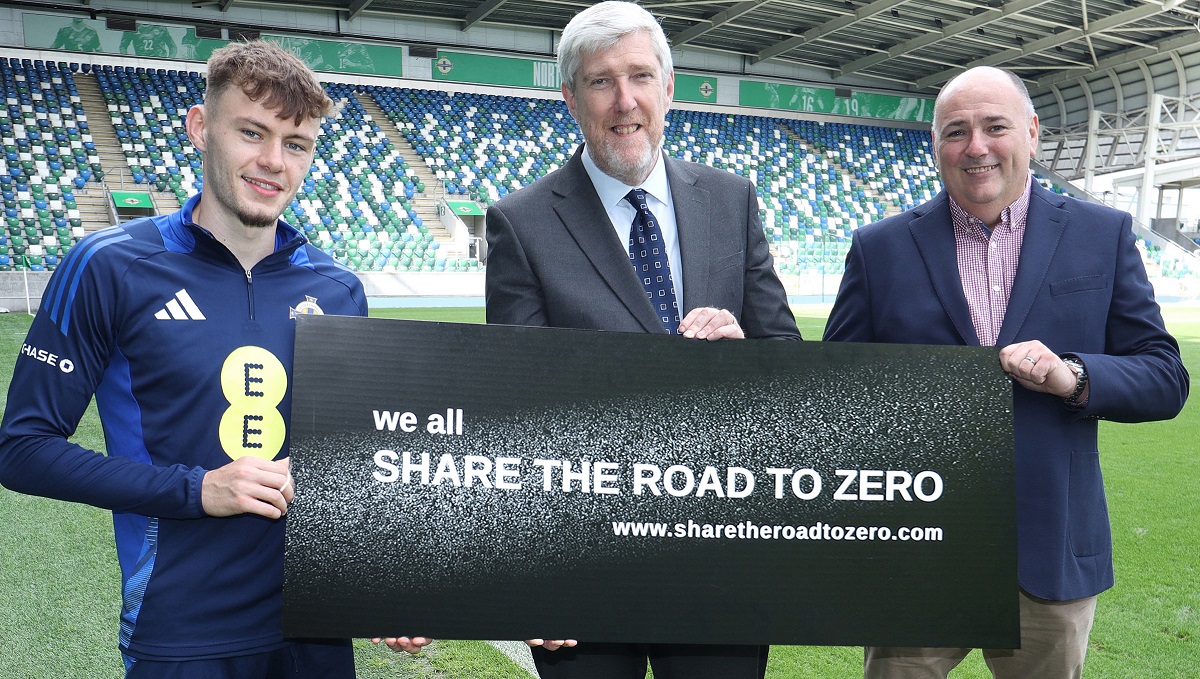 Tyrone soccer star backs road safety campaign