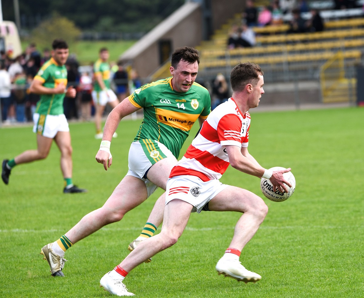 Aghyaran are edged out in six goal thriller