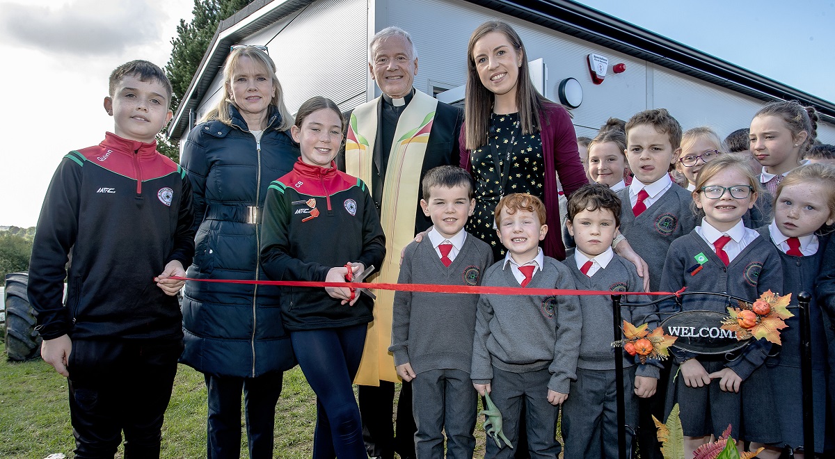 New mobile classroom for Eskra school at long last