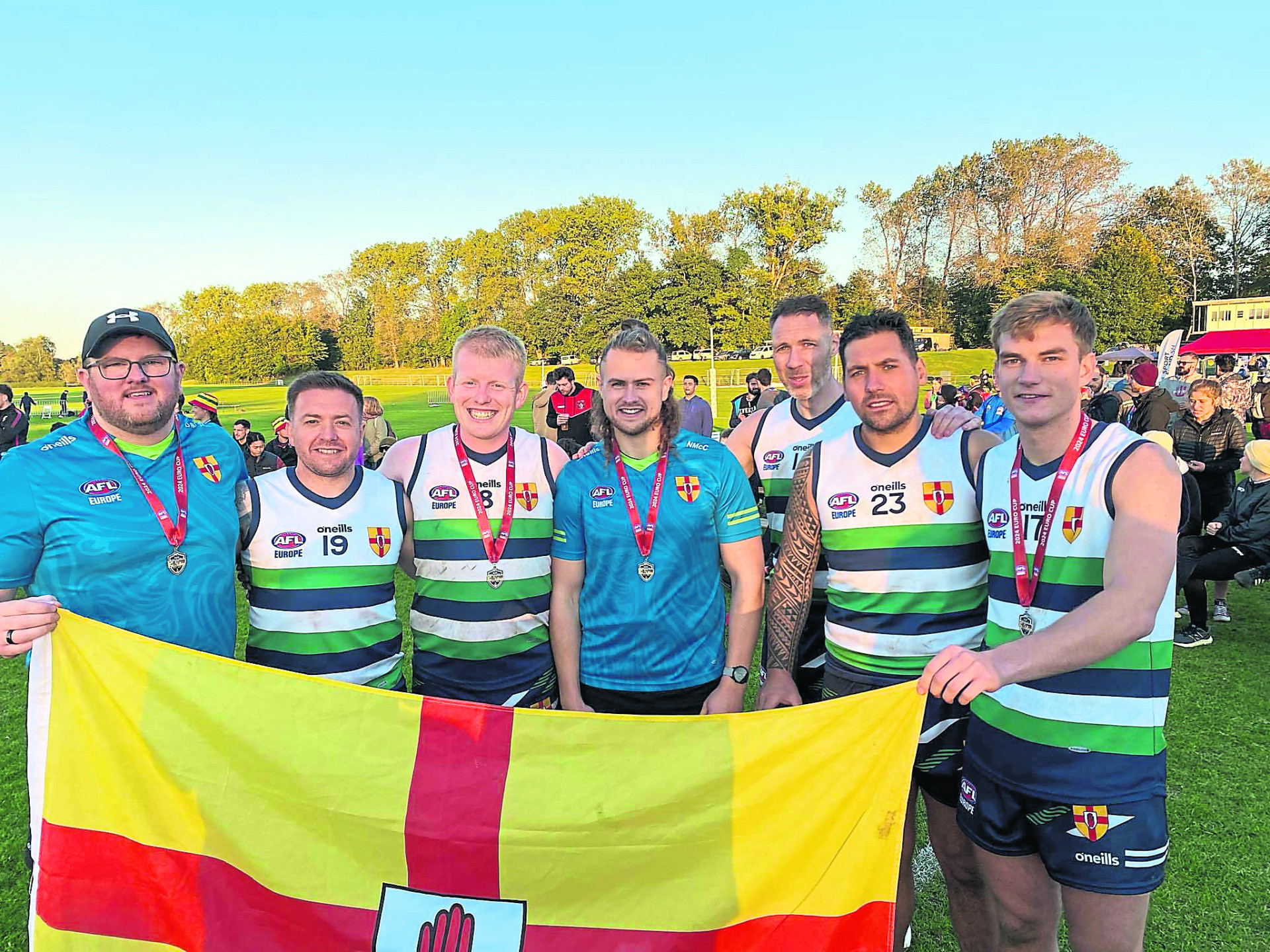 Tyrone men help ‘Wolfhounds’ seal European silver medal success