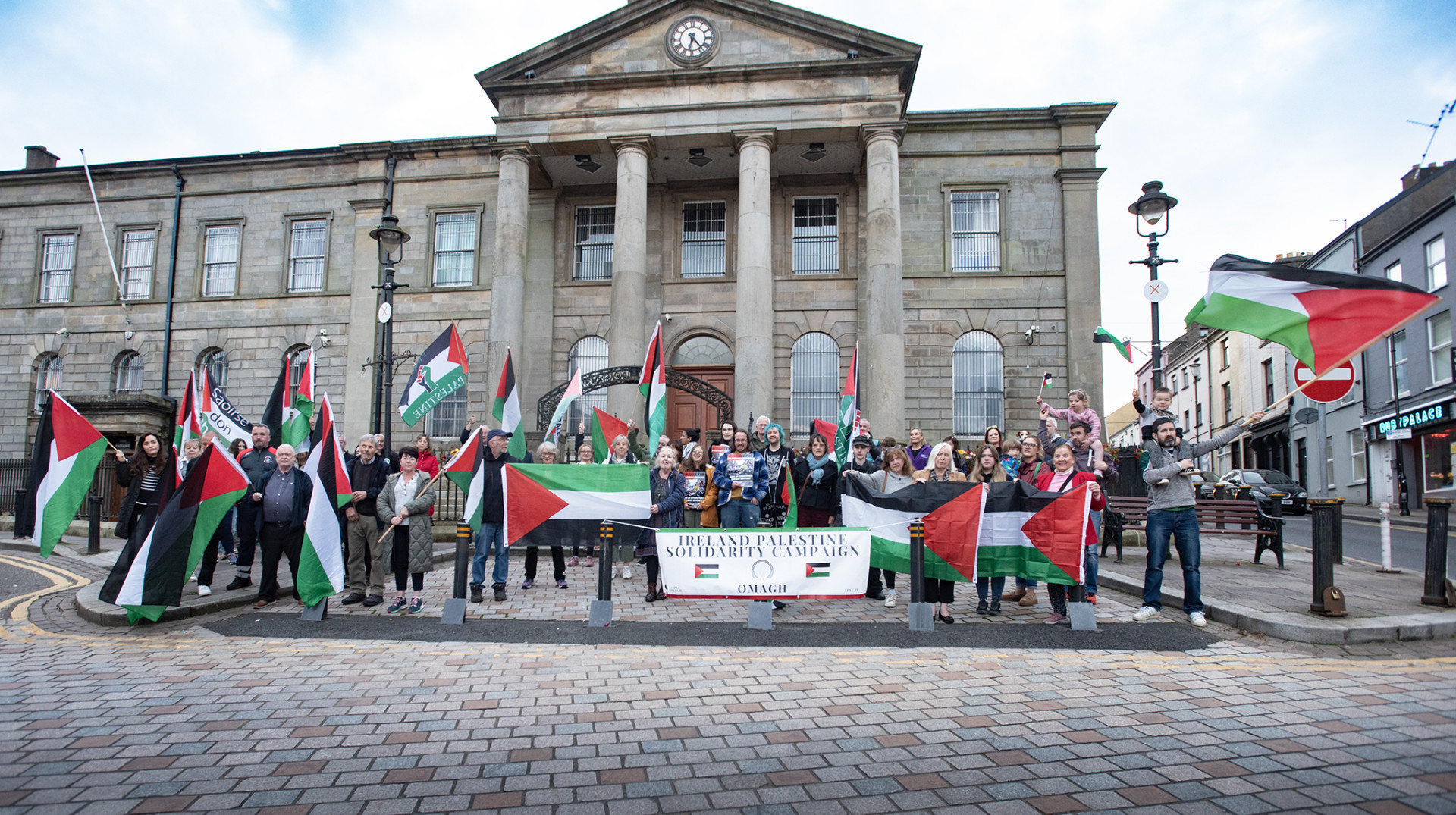 Omagh vigil calls for ceasefire and solidarity with Gaza