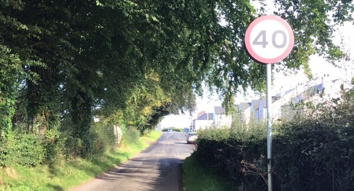 Call for traffic calming measures to be introduced on rural road