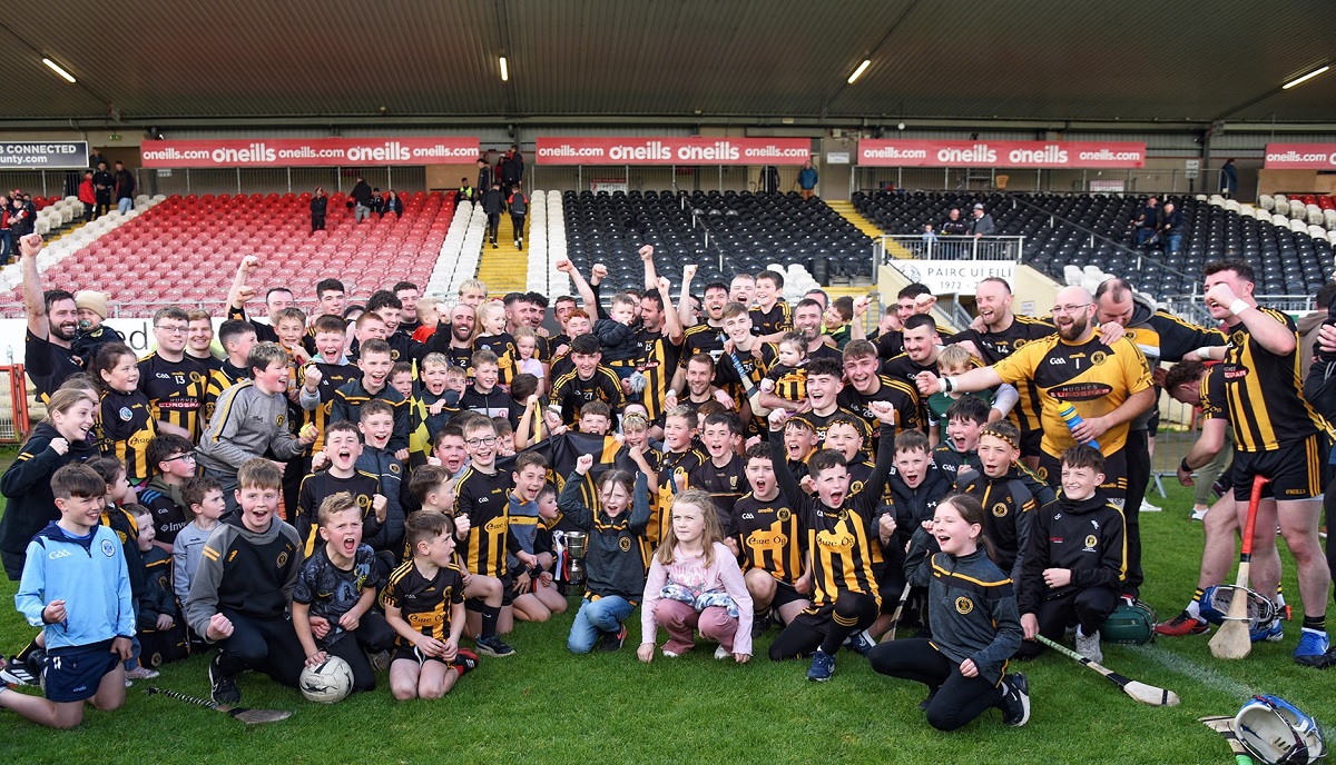 Last gasp goals help Eire Ogs hurlers retain their Senior title