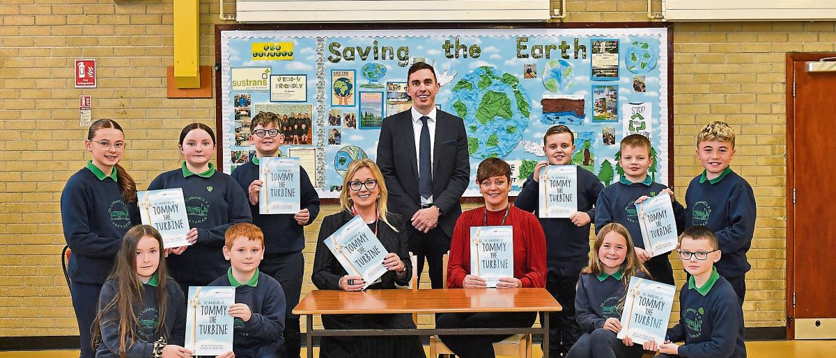 Pupils inspired by Tommy Turbine’s eco-friendly story