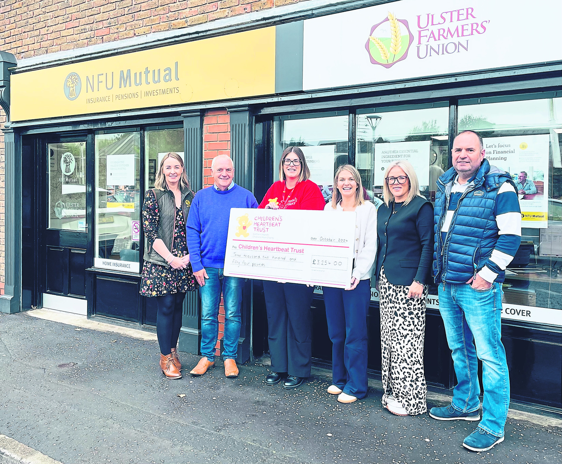 Local insurer’s support for charities