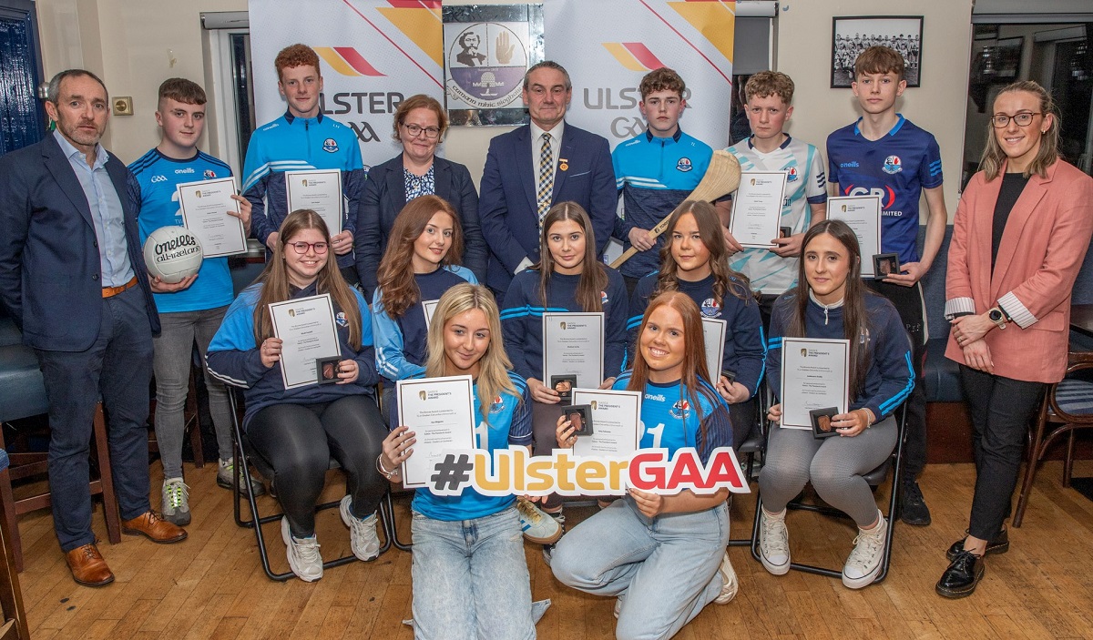 Young Sigersons members honoured by Ulster GAA chairperson