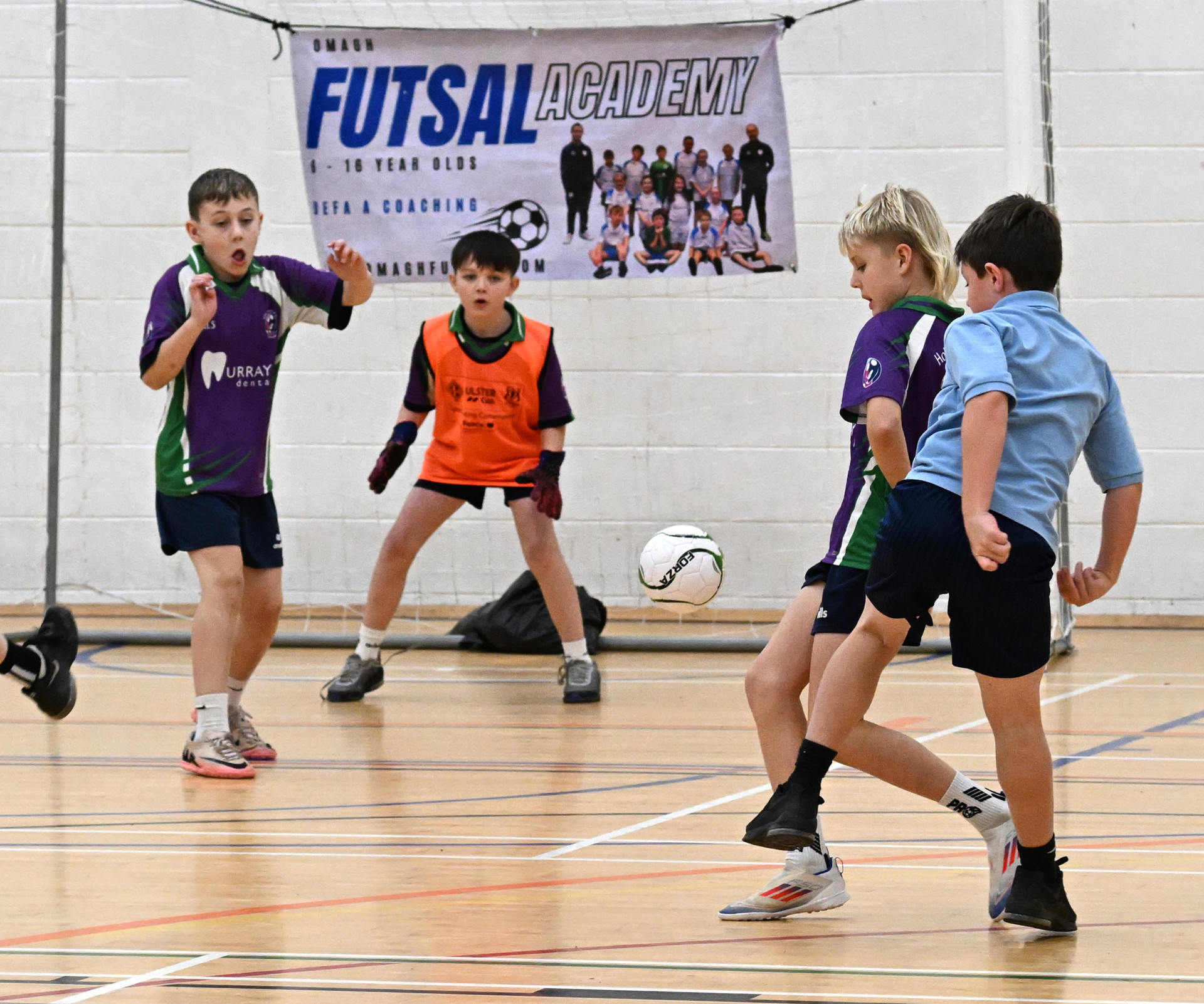 Kids help break down barriers at Omagh football tournament