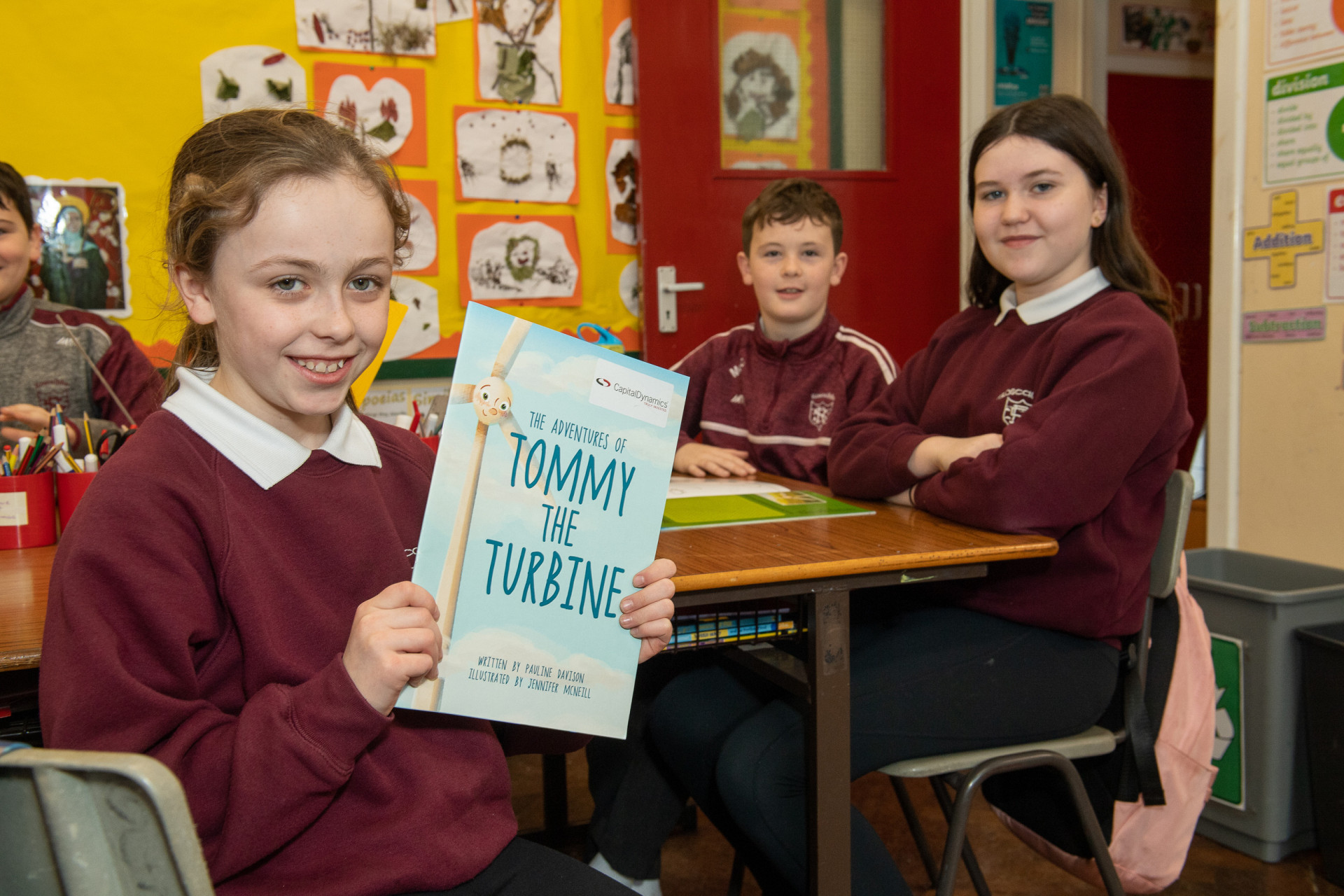 Author uses book to show pupils importance of renewable energy