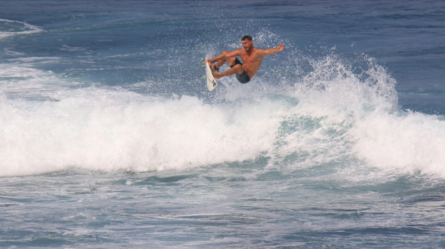 Taking the ‘plunge’ turned life around for surf champ James