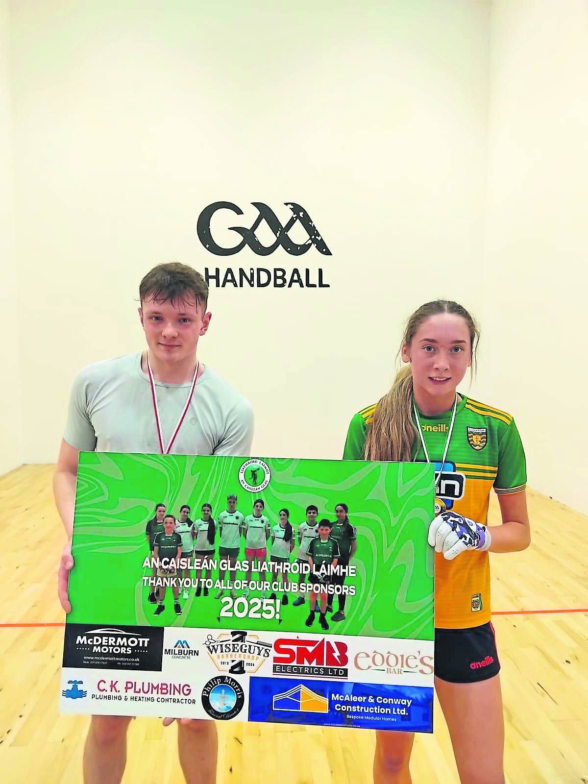 An Caisleán Glas annual In-House Handball Tournament