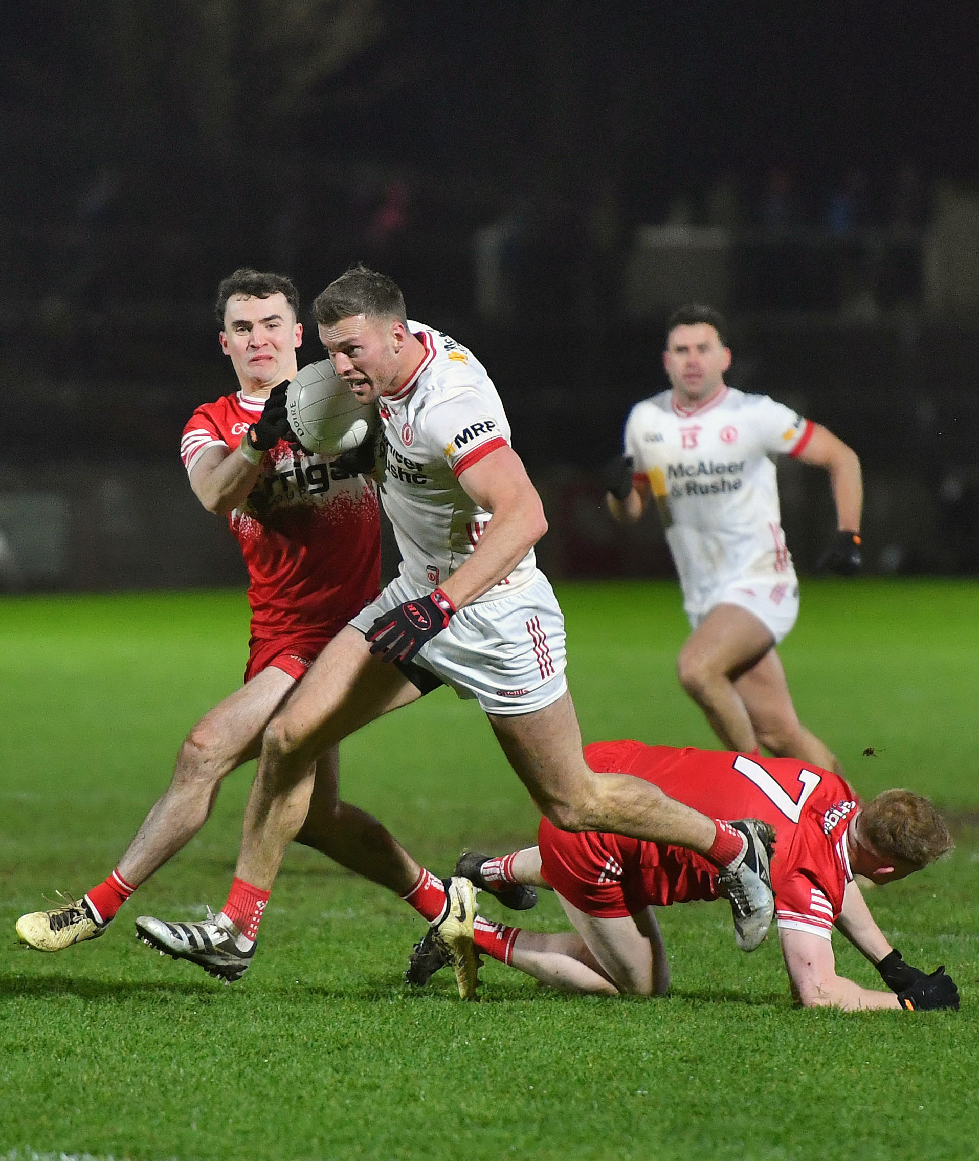 Tyrone come on strong down the straight to defeat Derry