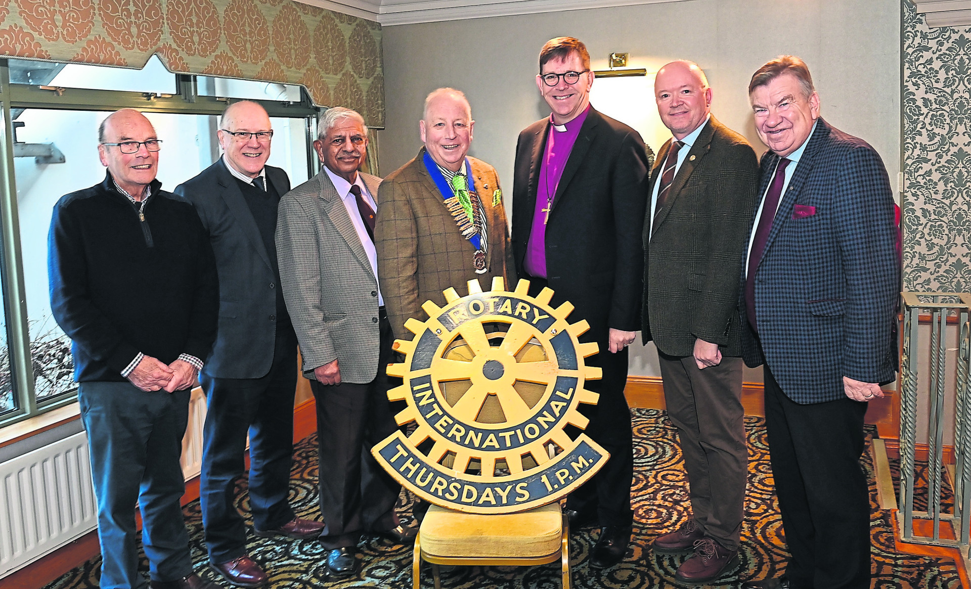 Bishop delivers inspiring message of hope at Omagh Rotary Club