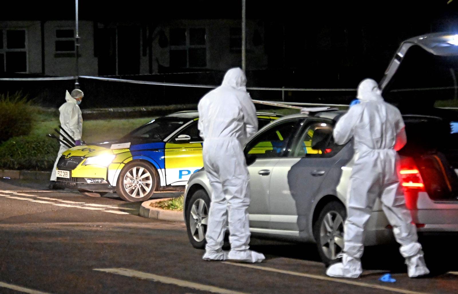 Video: The scene of last night’s fatal assault in Dungannon