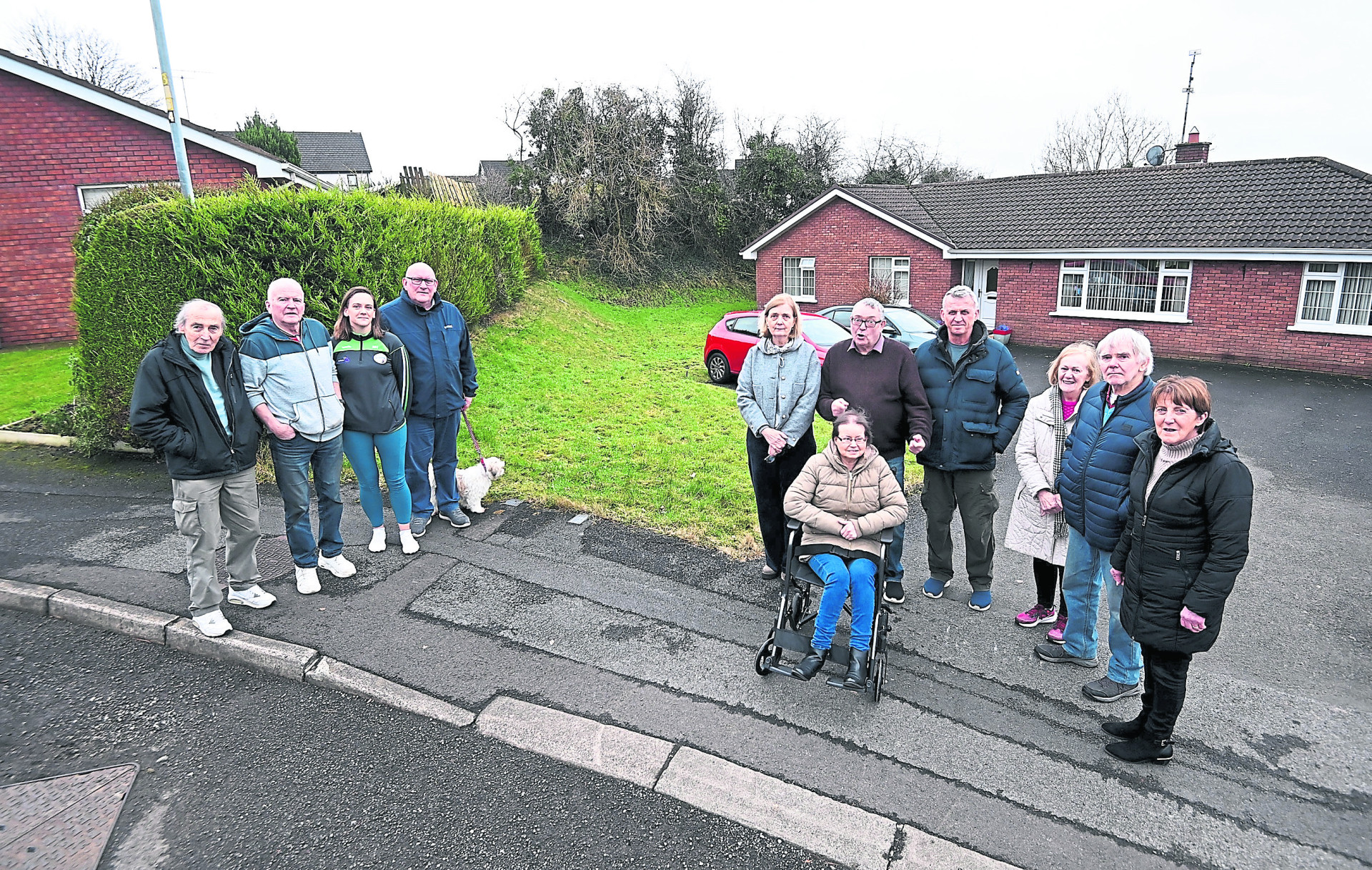 Flooding fears at Killyclogher cemetery due to new houses