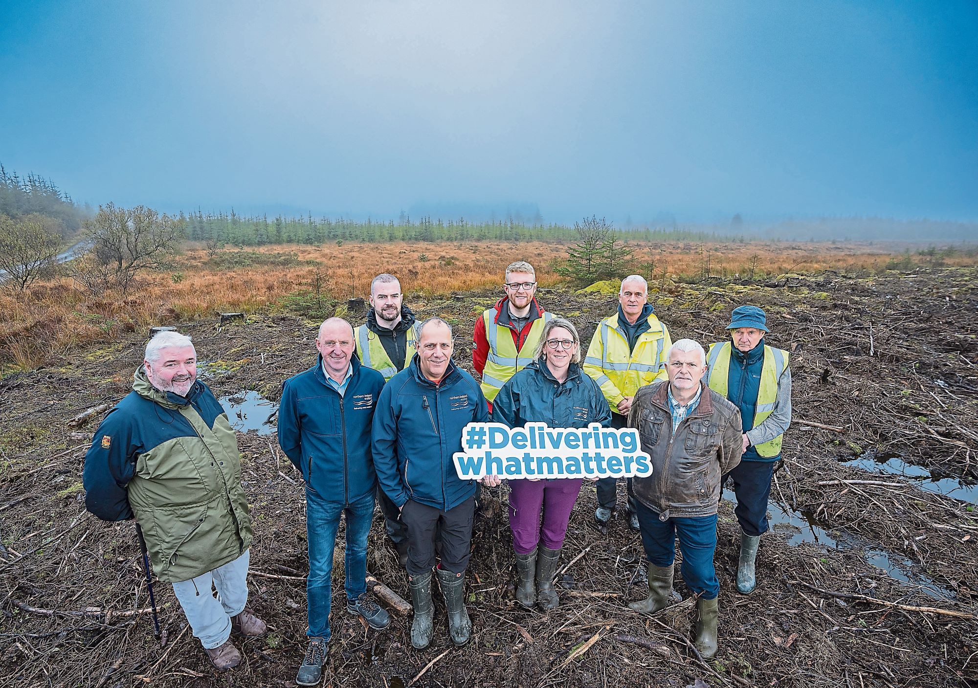 Major project launched to protect peatland beside Lough Bradan